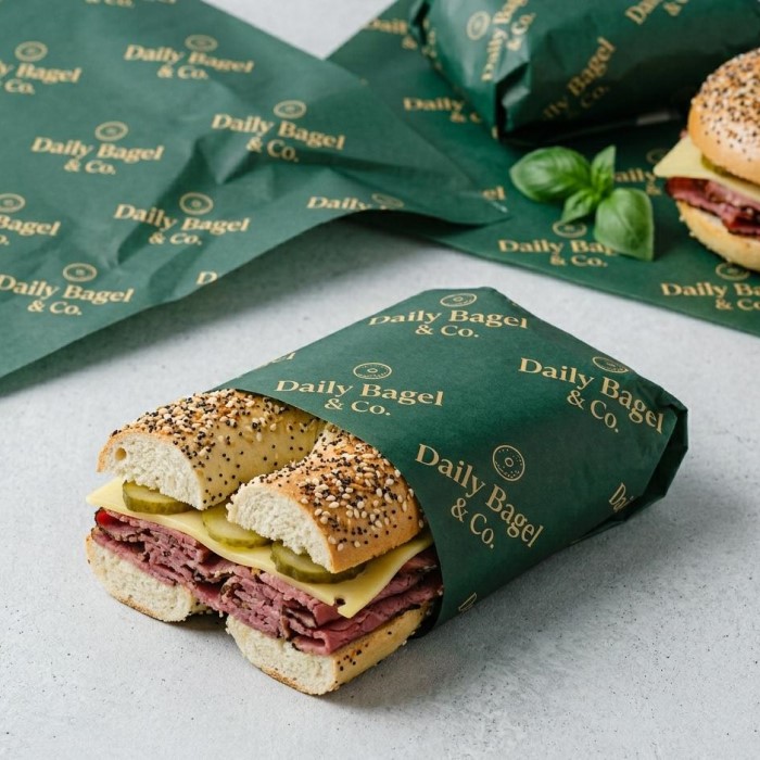 deli paper with logo