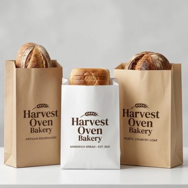 custom bread paper bags