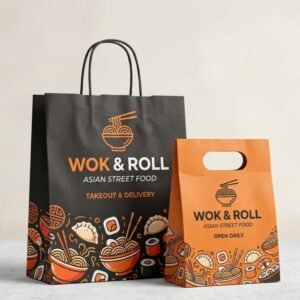 custom food takeaway bags