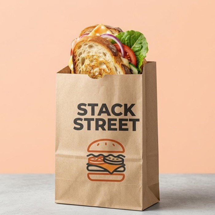 custom paper sandwich bags