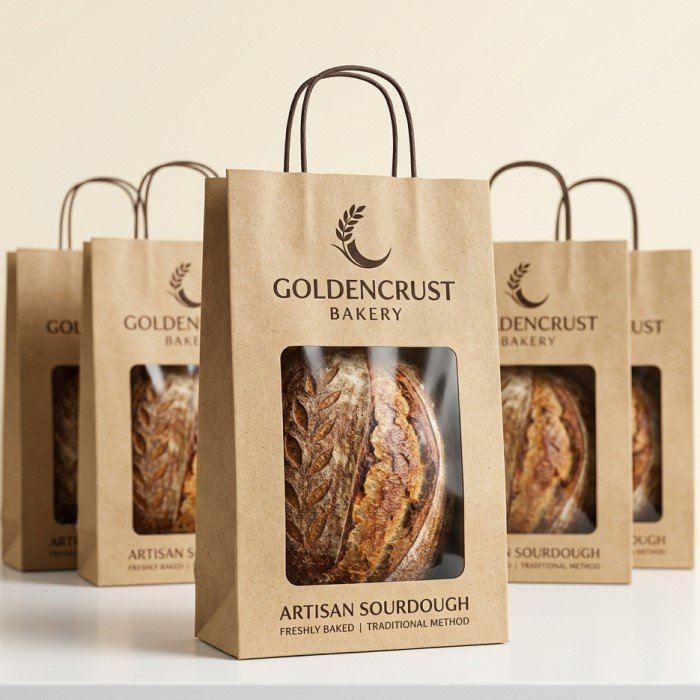 customized bread paper bags