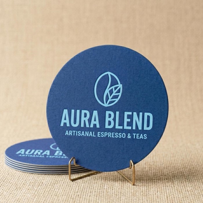 printed paper coaster